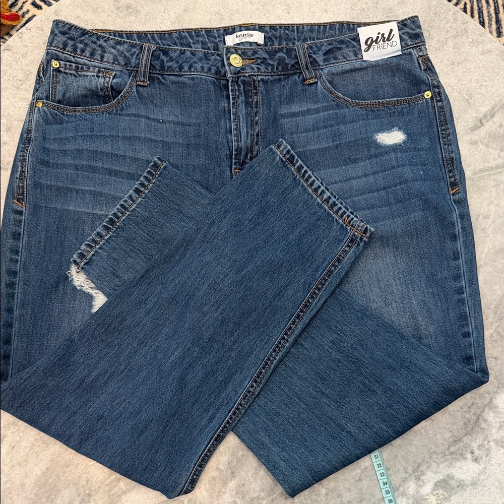 Kensie Dark Blue Boyfriend Jeans